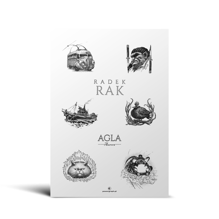 Okładka książki  Naklejki – „Agla. Aurora”